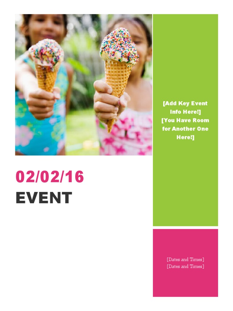 Event: (Add Key Event Info Here!) (You Have Room For Another One Here ...
