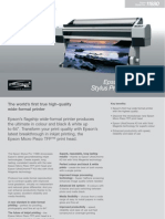 Epson Stylus Pro 11880 Sales Sheet