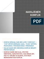 MANAJEMEN KONFLIK PPT