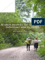 20 Años Despues Las Causas Del Zapatismo Son Vigentes