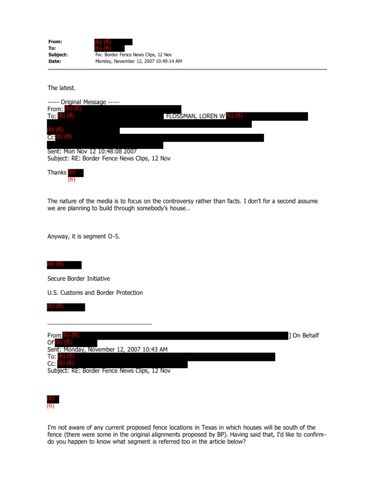 CREW: U.S. Department of Homeland Security: U.S. Customs and Border ...