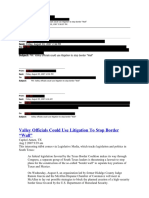 CREW: U.S. Department of Homeland Security: U.S. Customs and Border Protection: Regarding Border Fence: FW - Valley Officials (Redacted) 2