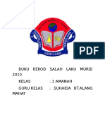 Buku Rekod Salah Laku Murid 2015