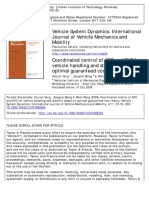 article 1Coordinated control of AFS and DYC for vehicle handling and stability based on optimal guaranteed cost theory