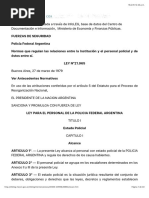 Ley 21.965 - Organica de La PFA