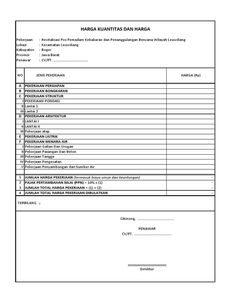 Analisa  Harga  Satuan  Bogor  Analisa  Harga  Satuan  Bogor