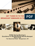 Get Tuned in To The Best Broadcast Seminars in The Business