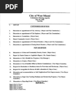 May 20th 1998 RegCommMtg AGENDA