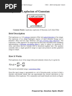 Laplacian of Gaussian