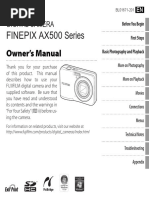 Download Fujifilm FinePix AX500 Owners Manual by Tony SN299471986 doc pdf
