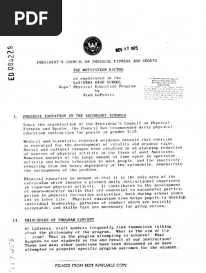 Stan Leprotti Motivation Factor Pdf