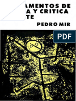Pedro Mir Fundamentos de Teoria y Critica de Arte. .DD BOOKS.com.