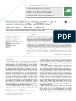 Microstructure, Mechanical and Tribological Behaviors of MoS2-Ti