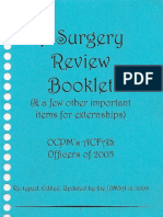 Podiatry Surgery Review Booklet