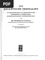 Stahlin Das Hellenische Thessalien Pdf