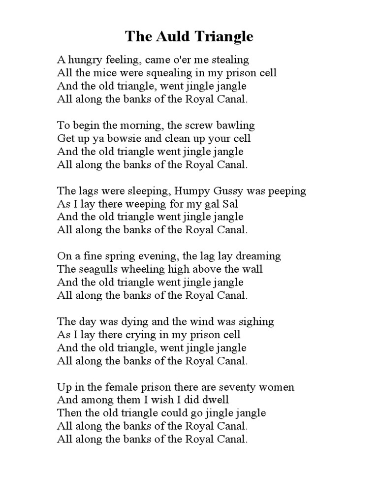 The Auld Triangle | PDF