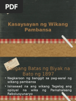 Download Kasaysayan ng Wikang Filipinoppt by Arnel SN299493234 doc pdf