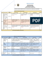 Rubrica de Evaluacion 2016-I PDF