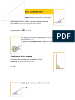 Ángulos y Su Clasificación