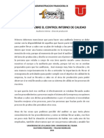 Analisis Auditoria Interna - CIPA - JULIFA - Administracion Financiera IX
