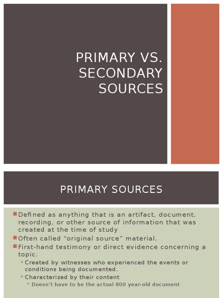 Primary and secondary sources of literature in research image