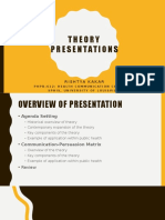 Agenda Setting & McGuire's Input Output Matrix