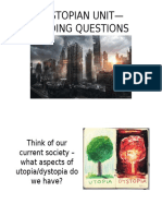 dystopian unit-guiding questions ppt 