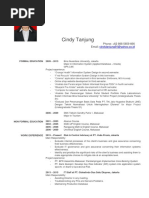 Download CV - Cindy Tanjung v15 by CindyTanjung SN299504749 doc pdf