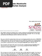 Download 2010 1st Quarter Lake Monticello and Fluvanna County Real Estate Market Analysis by Strong Team REALTORS SN29950534 doc pdf