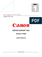 Service Support Tool V4.74em Rev.0 User Manual
