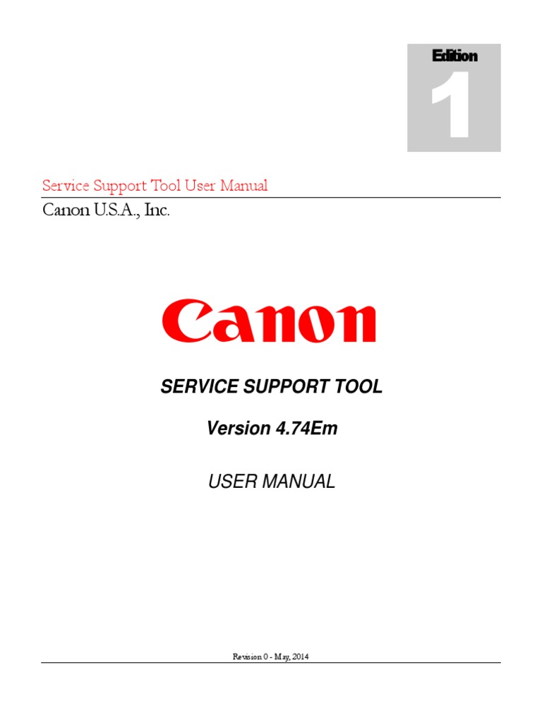 Service Support Tool v4.74Em Rev.0 User Manual | Usb Flash Drive |