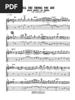 Grant Greens Solo All The Things You Are | PDF