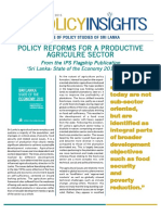 Policy Reforms For A Productive Agriculture Sector