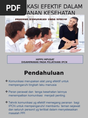 Komunikasi Efektif Dalam Pelayanan Kesehatan