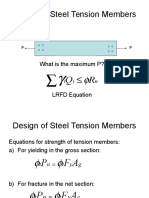 Design of Steel Tension Members