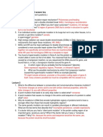 MCB 104 Quiz 1 key answers