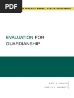 (Best Practices For Forensic Mental Health Assessment) Eric Y. Drogin, Curtis L. Barrett-Evaluation For Guardianship (Best Practices For Forensic Mental Health Assessment) - Oxford University Press, U