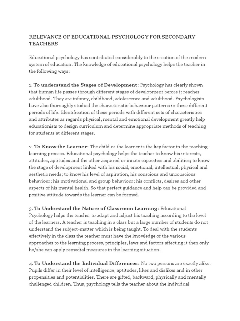 relevance-of-educational-psychology-for-secondary-teachers-pdf