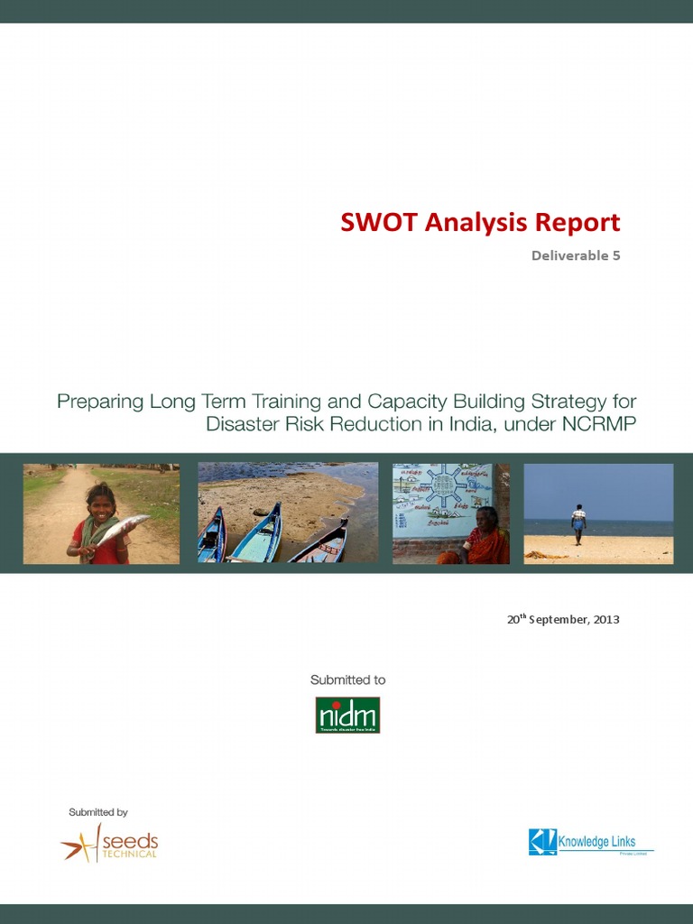 SWOT Analysis for Disaster Management | PDF | Disaster Risk Reduction ...