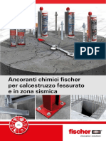 Ancoranti Chimici Fischer Per Calcestruzzo Fessurato e in Zona Sismica