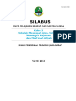 Model Silabus Basa Sunda Kelas 10