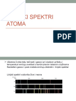 Linijski Spektri Atoma