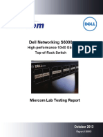 Miercom Report DR130815 Dell Networking S6000 Switch 08Oct2013