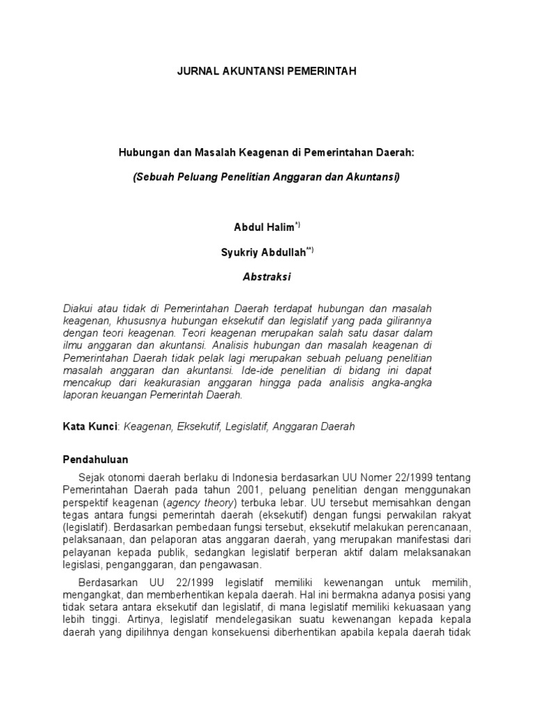 Jurnal Akuntansi Pemerintah Pdf