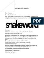 Snake Word