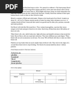 Blood Worksheet