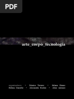 Arte Corpo Tecnologia