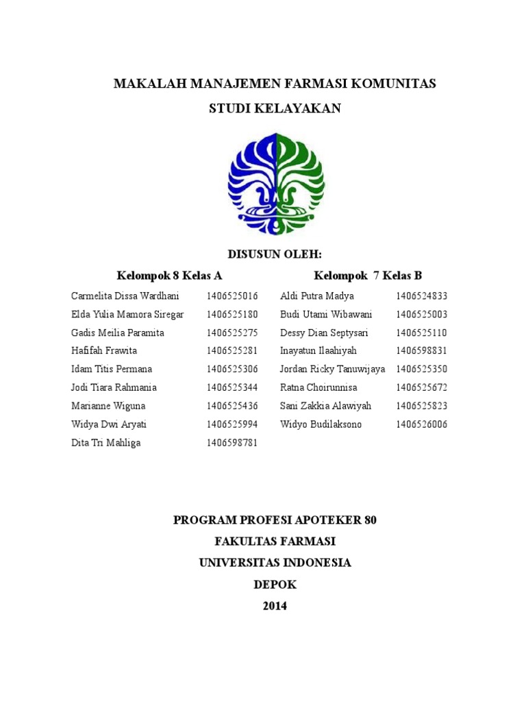 (MAKALAH) Studi Kelayakan PDF