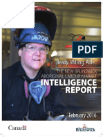 The New Brunswick Aboriginal Labour Market Intelligence Report Feb 2016