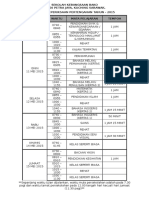 Jadual Ujian Pertengahan Tahun 2015